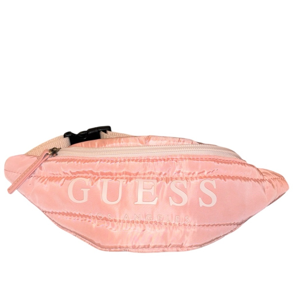 New GUESS Los Angeles Pink Nylon Fanny Pack